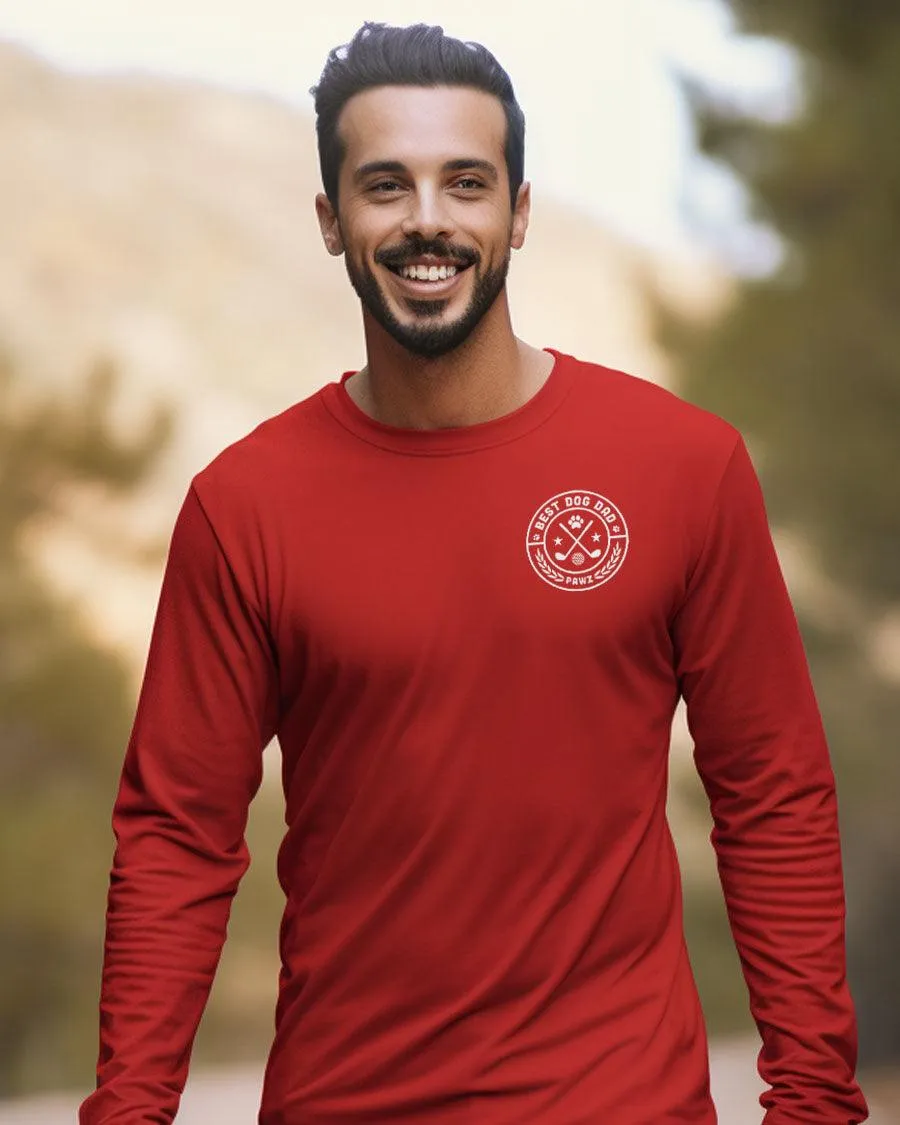 Best Dog Dad Long Sleeve sold by PAWZ product image thumbnail 4