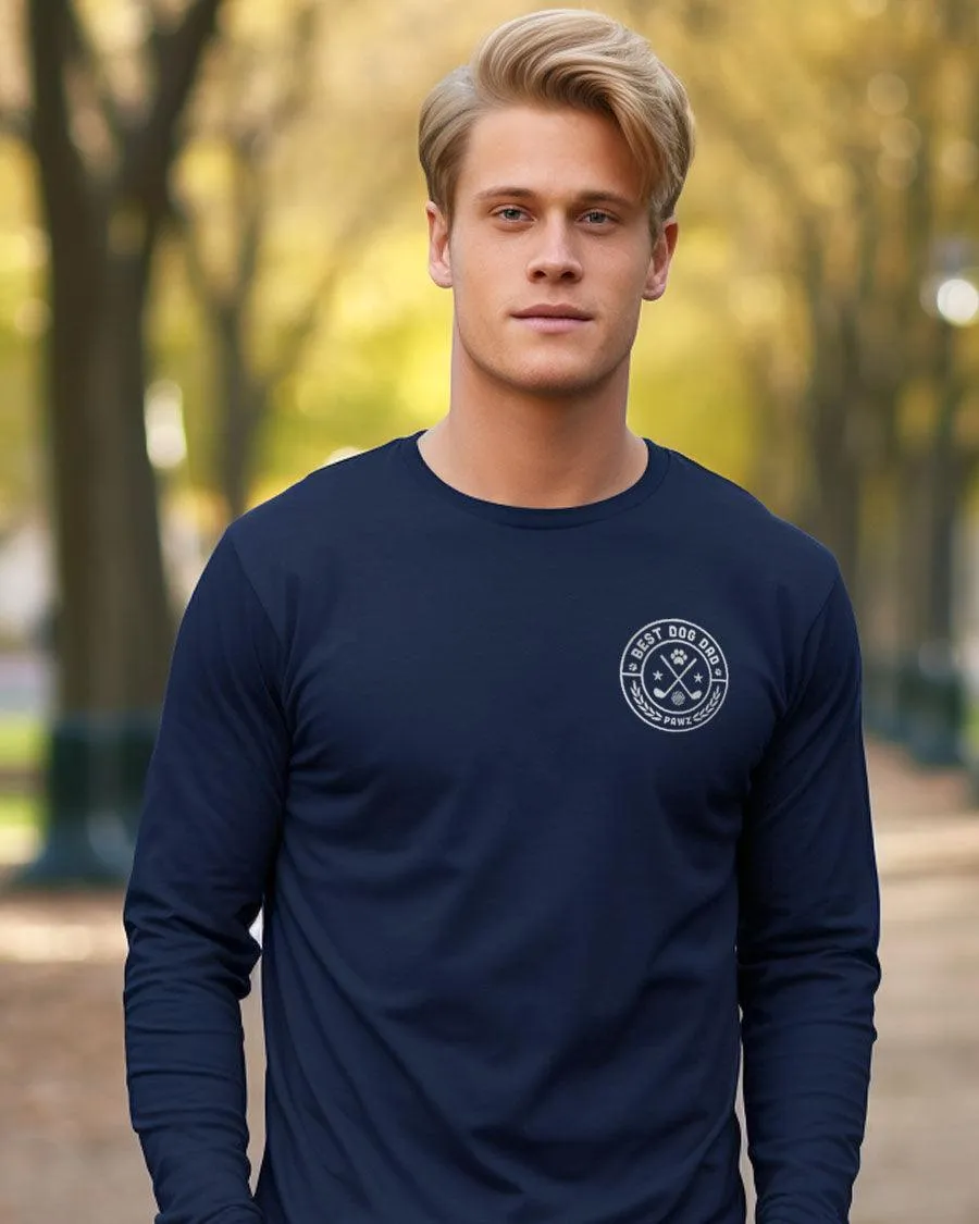 Best Dog Dad Long Sleeve sold by PAWZ product image thumbnail 3