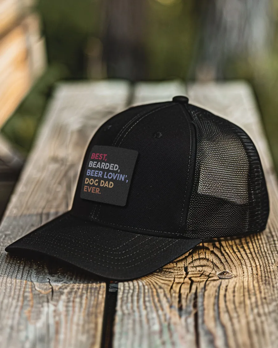 Bearded Dog Dad Patch Hats sold by PAWZ
