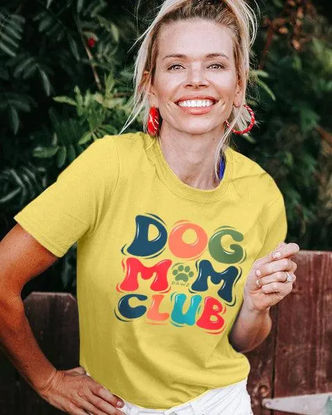 Dog Mom Club Tee sold by PAWZ product image thumbnail 2