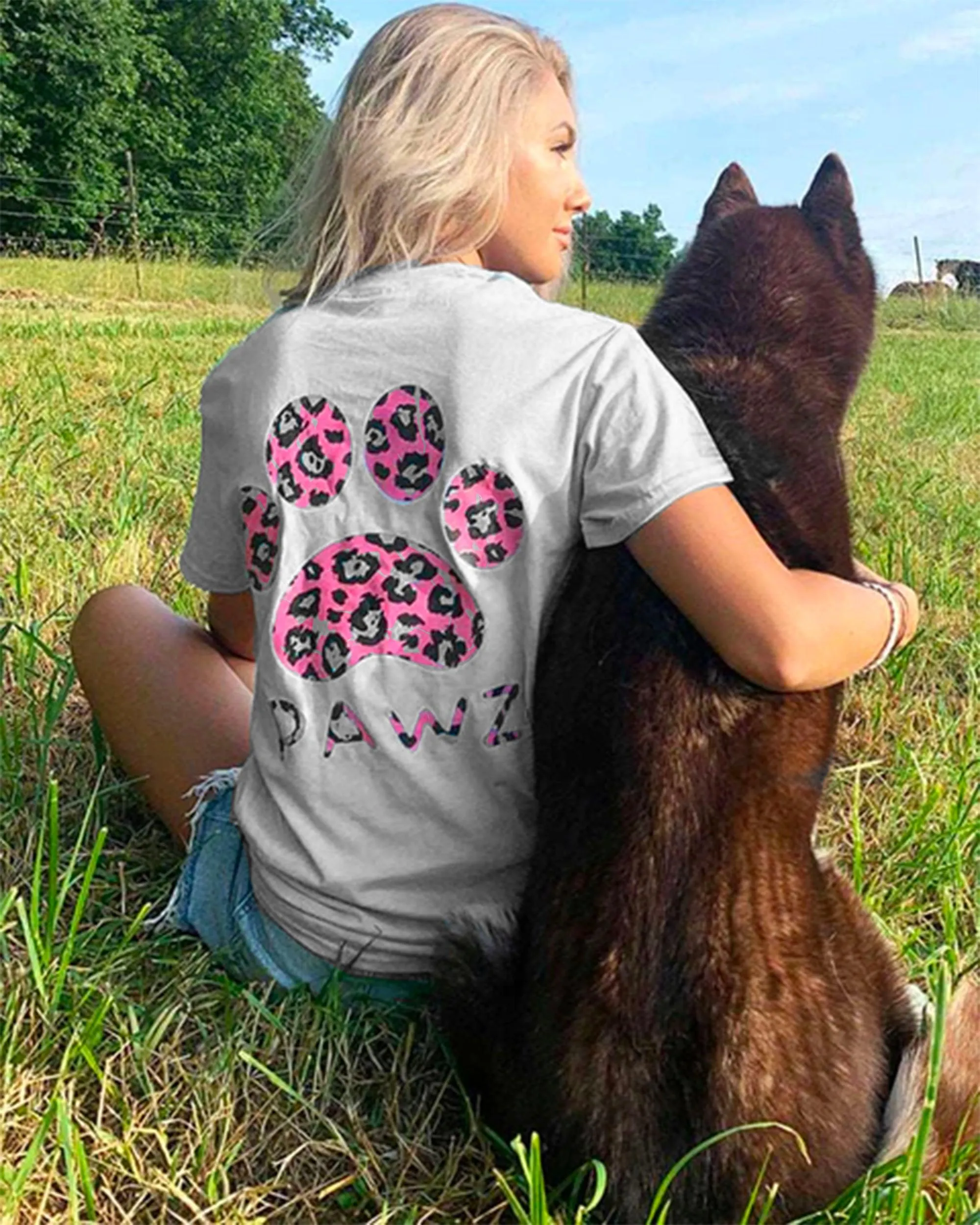 Pink Cheetah Tee sold by PAWZ