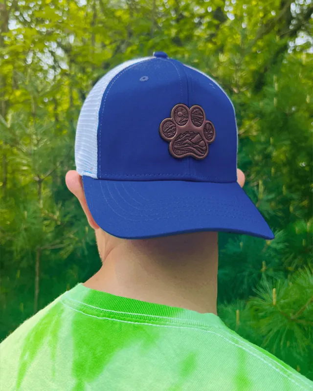 Hiking Leather Patch Men's Hat sold by PAWZ
