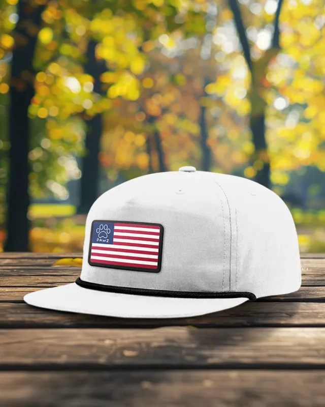 Pawz Betsy Ross Patch Rope Hats sold by PAWZ