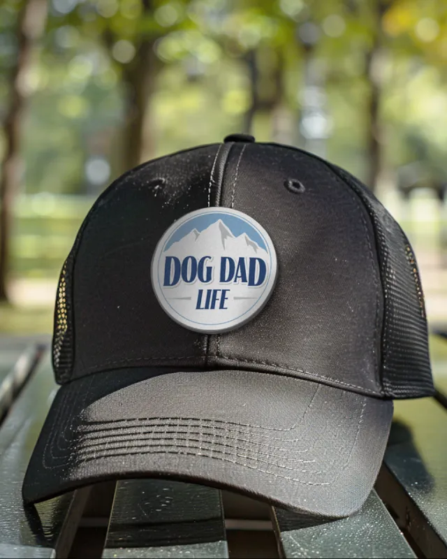 Dog Dad Life Patch Hat sold by PAWZ