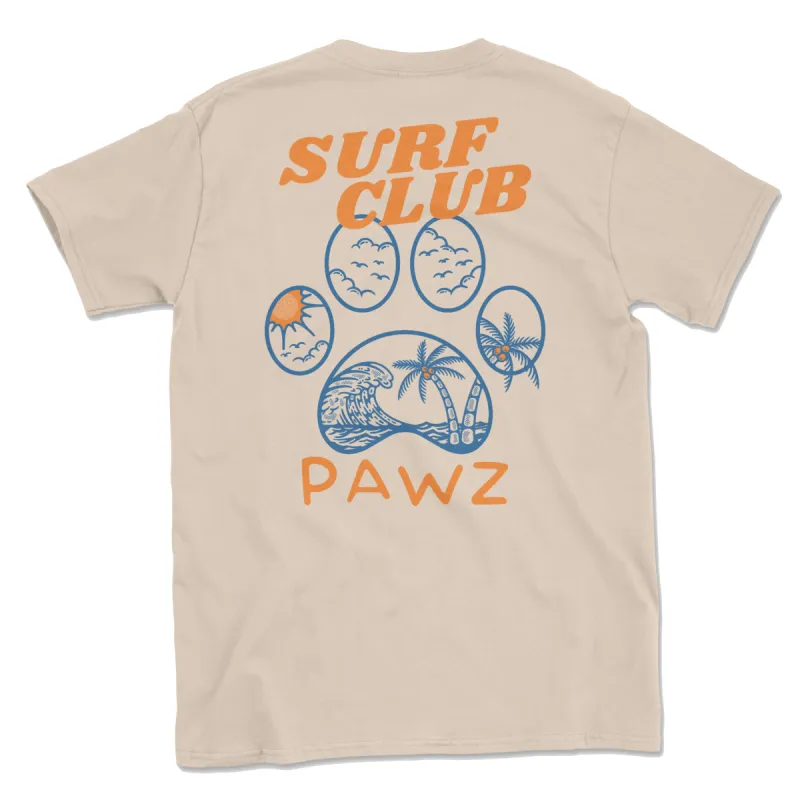 Surf Club (Adult Short Sleeve T-Shirt) sold by PAWZ