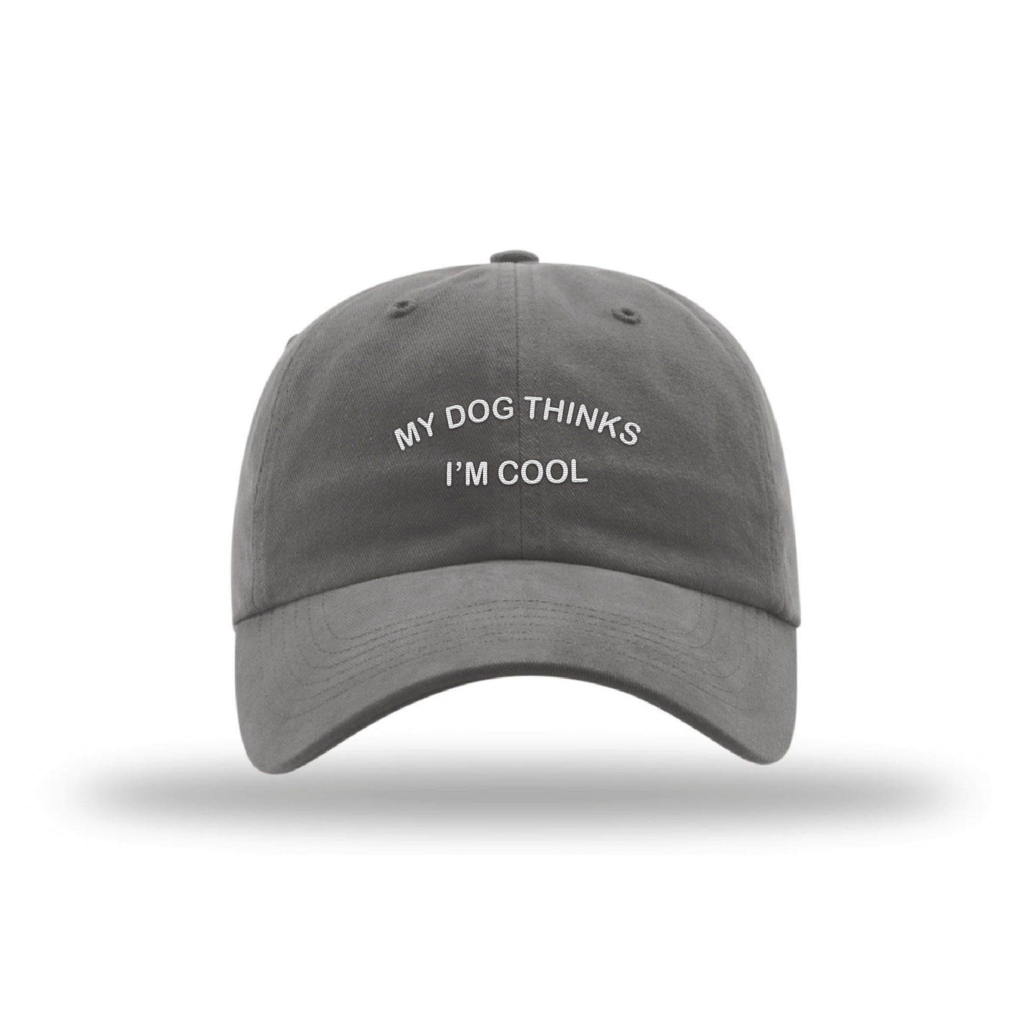 My Dog Thinks I'm Cool Dad Hats sold by PAWZ product image thumbnail 3
