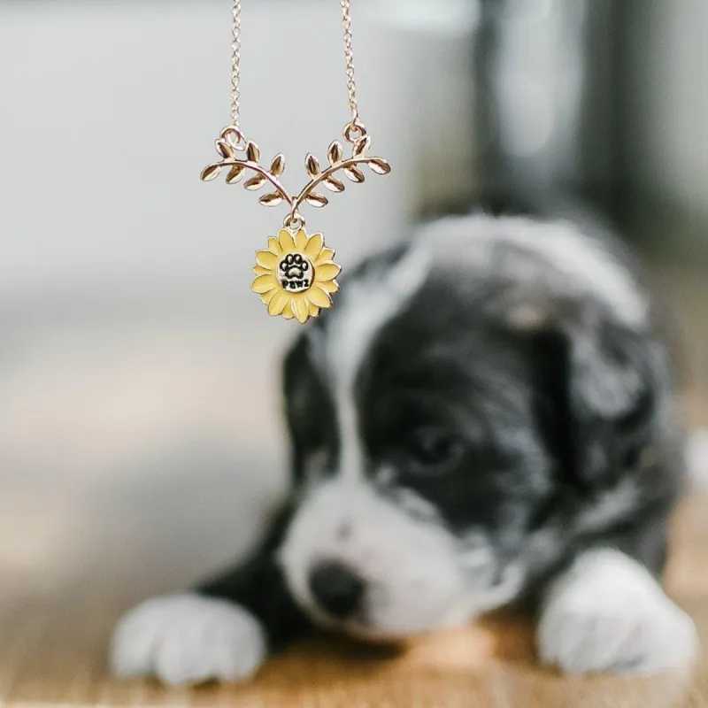Sunflower Necklace sold by PAWZ