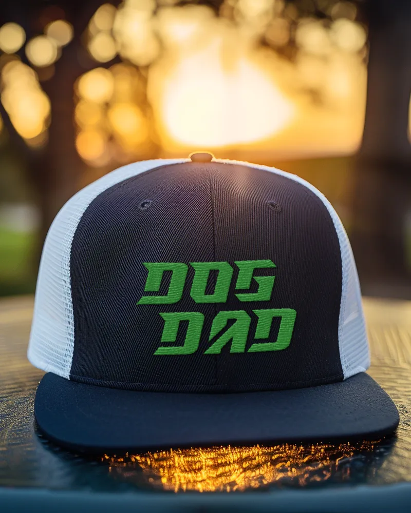 Sport Dog Dad Flatbill Hats sold by PAWZ