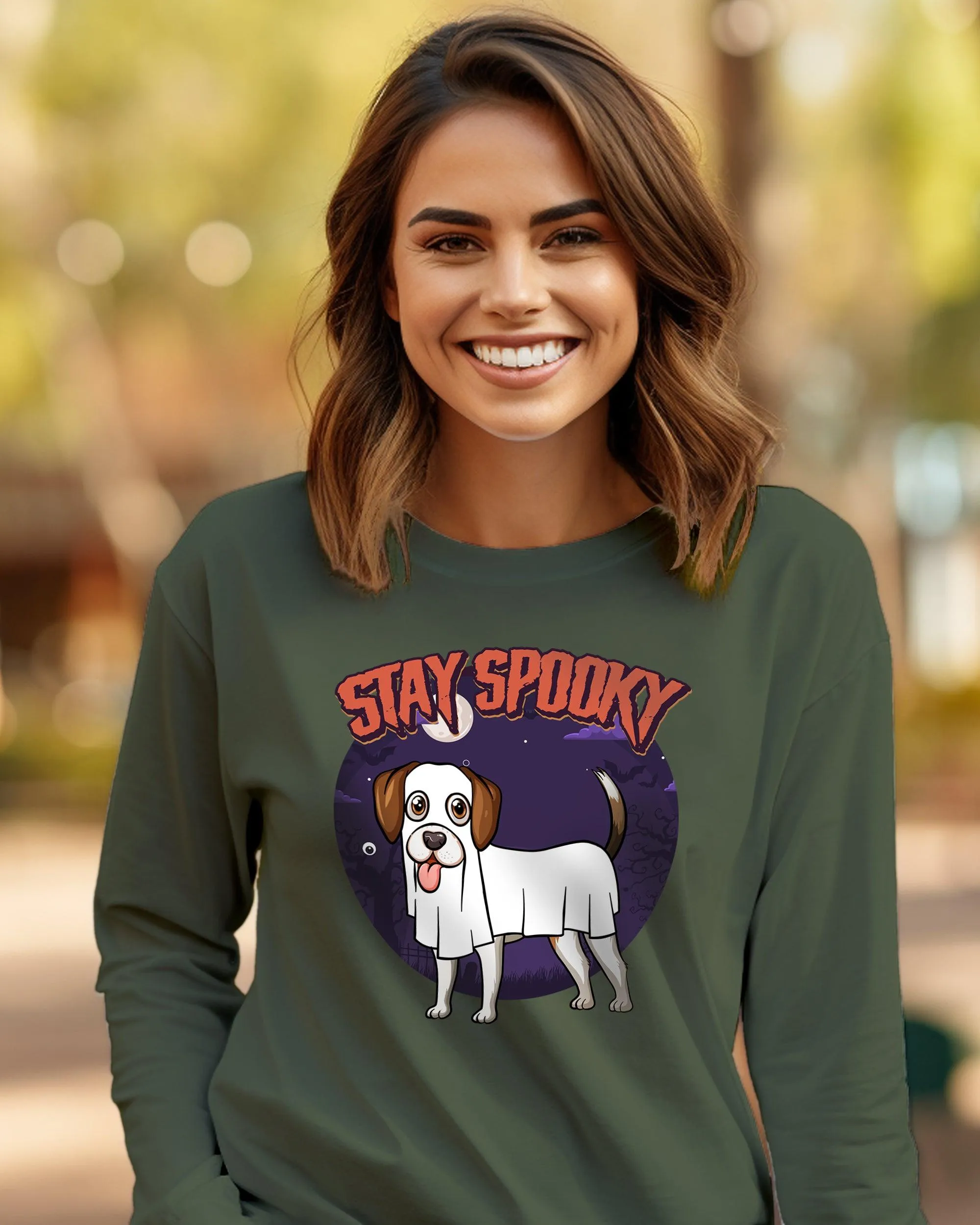 Stay Spooky Long Sleeve sold by PAWZ product image thumbnail 4