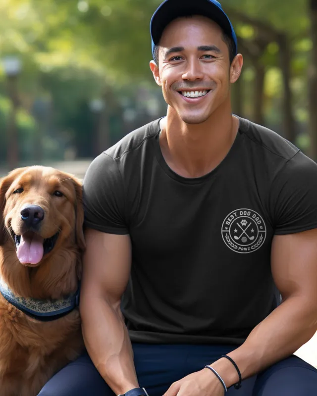 Best Dog Dad Tee sold by PAWZ
