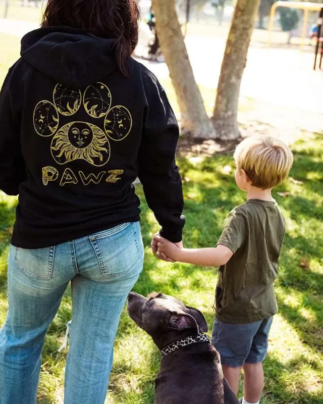 Luna Print Hoodie sold by PAWZ