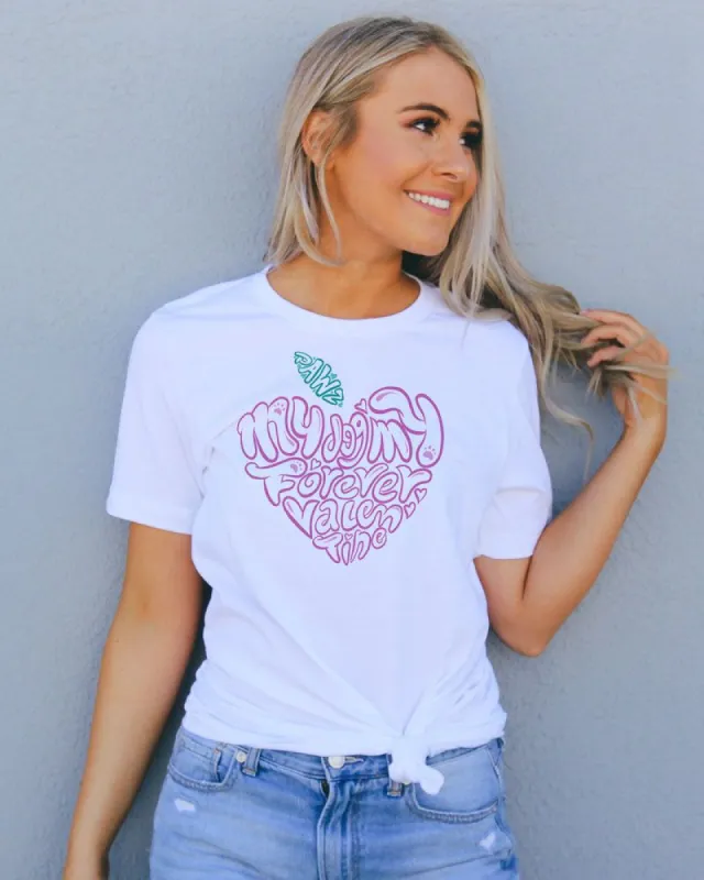 My Dog My Forever Valentine White Tee sold by PAWZ