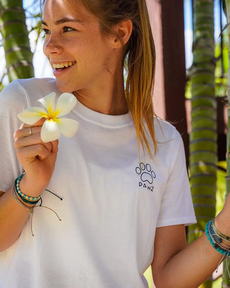 Colorful Hiking White Tee sold by PAWZ product image thumbnail 2