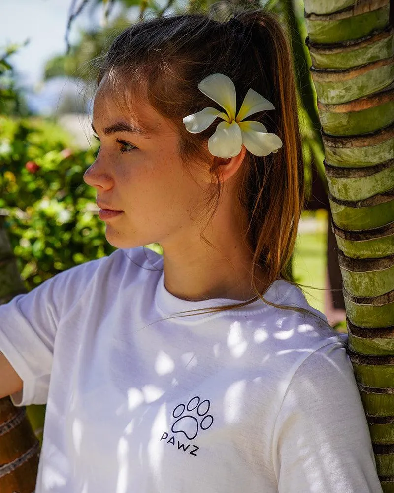 Colorful Hiking White Tee sold by PAWZ product image thumbnail 4