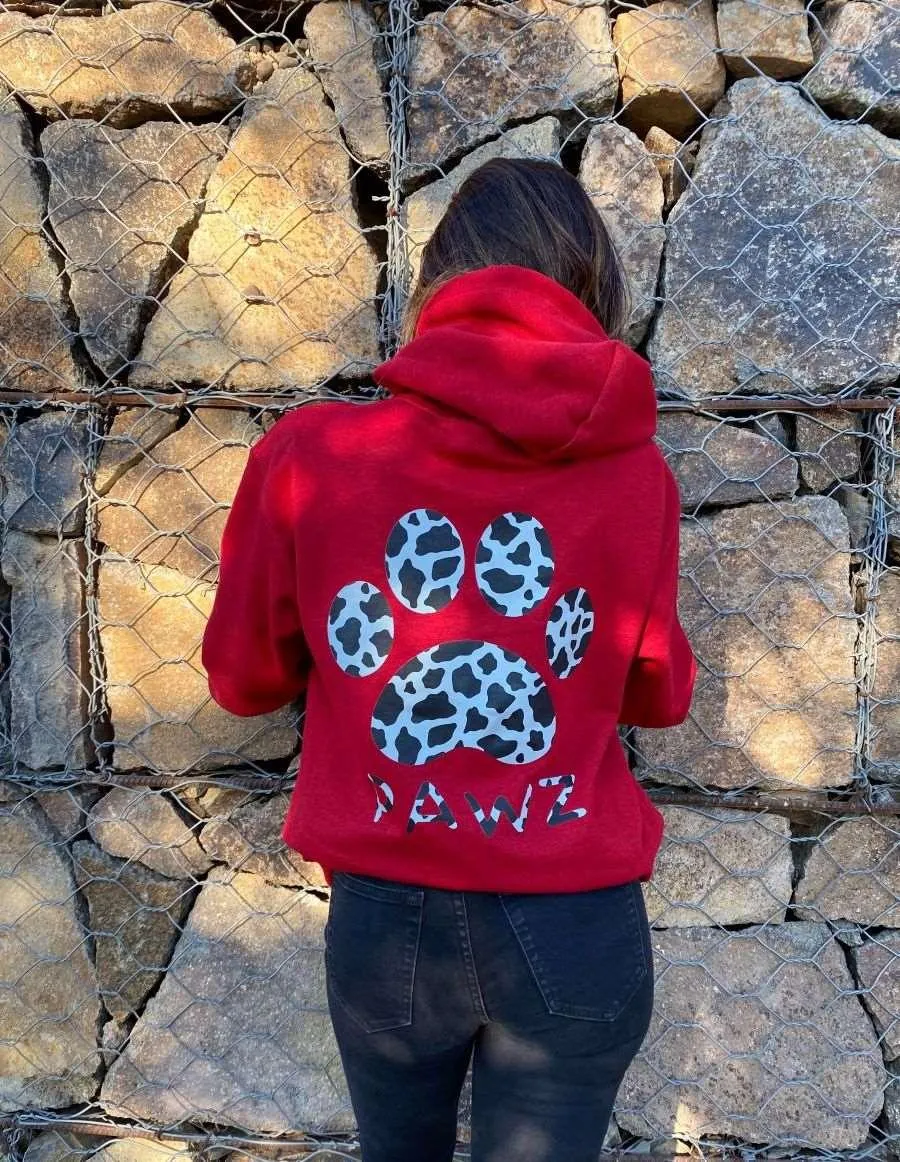 Cow Print Antique Cherry Hoodie sold by PAWZ product image thumbnail 3