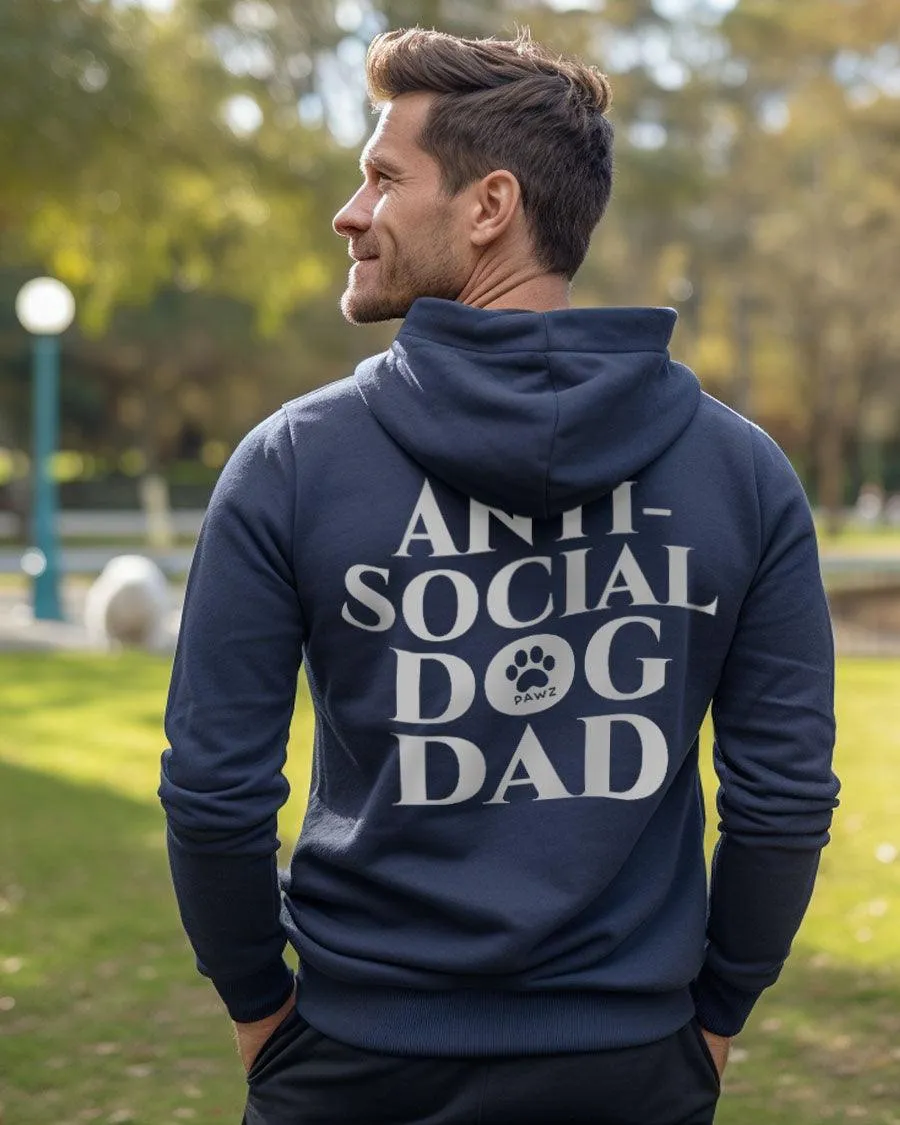 Anti-Social Dog Dad Hoodie sold by PAWZ product image thumbnail 2