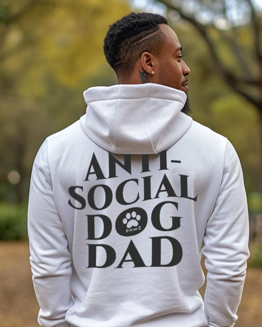 Anti-Social Dog Dad Hoodie sold by PAWZ product image thumbnail 4