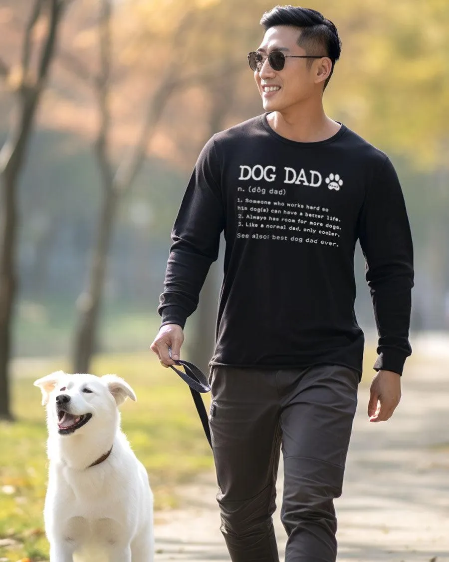 Dog Dad Definition Long Sleeve T-Shirt sold by PAWZ product image thumbnail 4