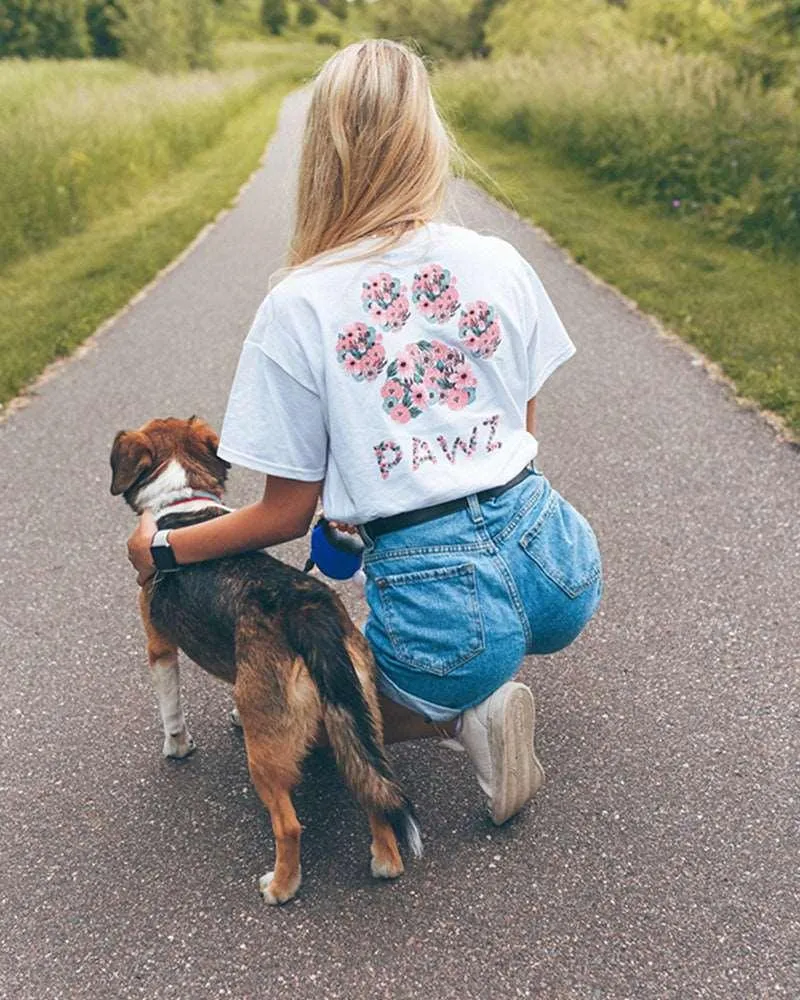 Bouquet White Tee sold by PAWZ