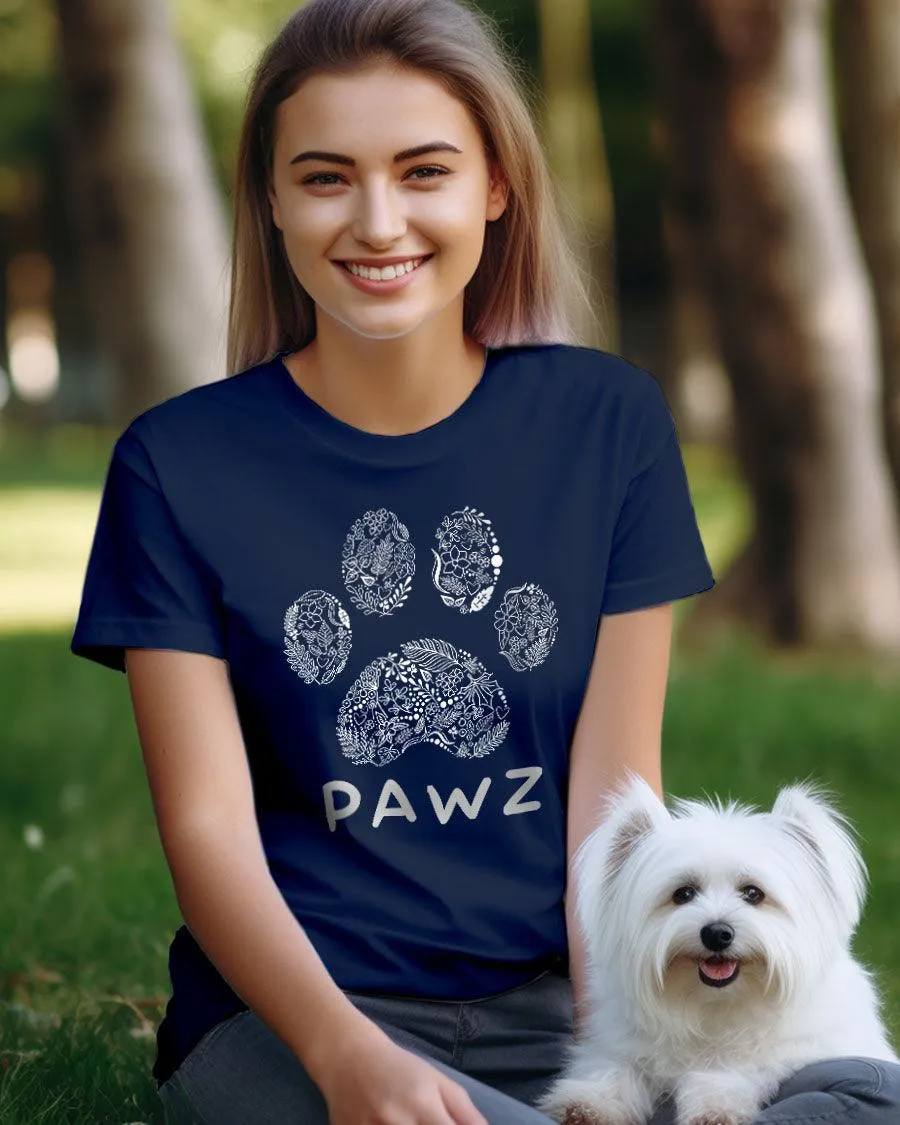 Pawz Leaves Outline Tee sold by PAWZ product image thumbnail 2