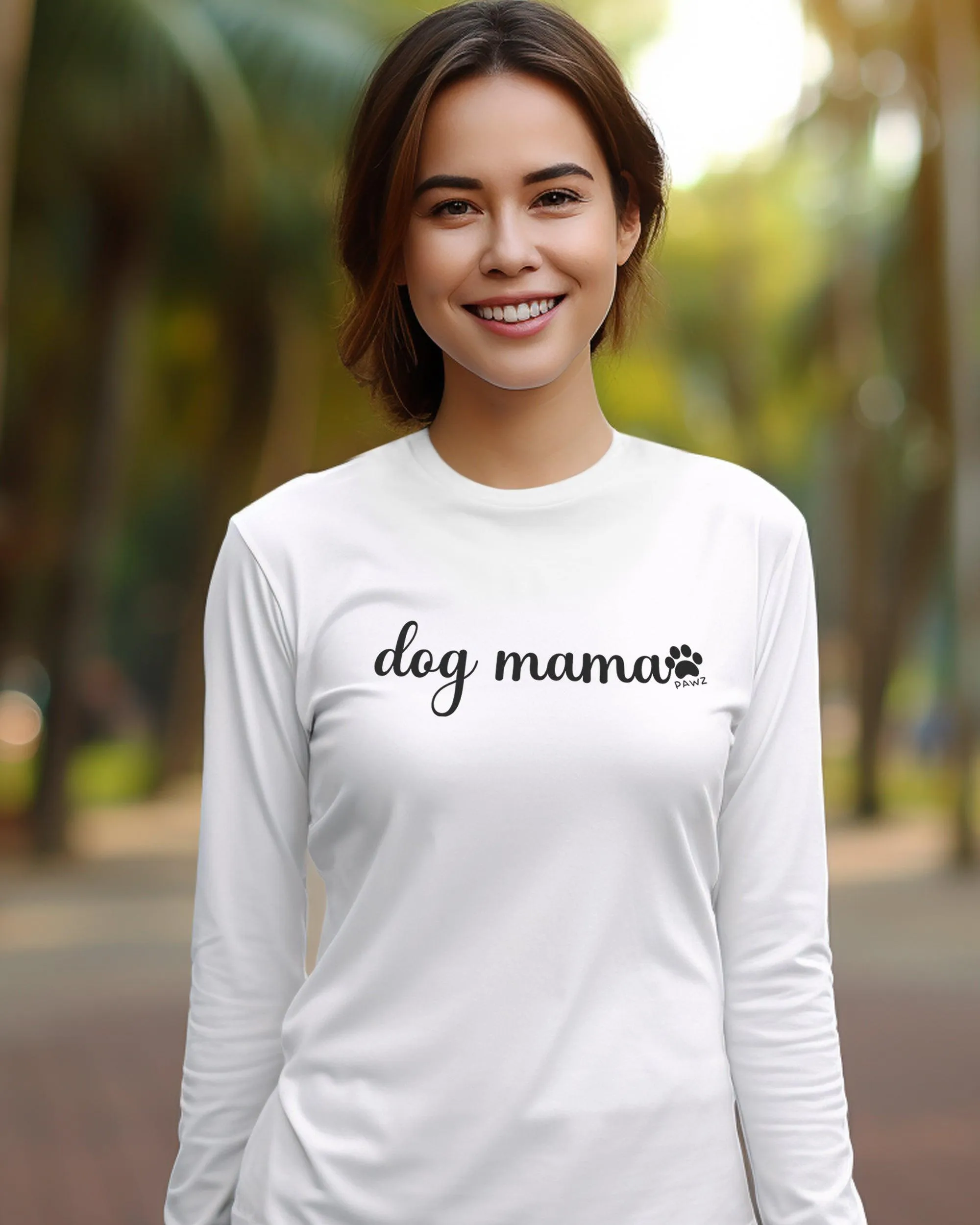 Dog Mama Script Long Sleeve sold by PAWZ product image thumbnail 5