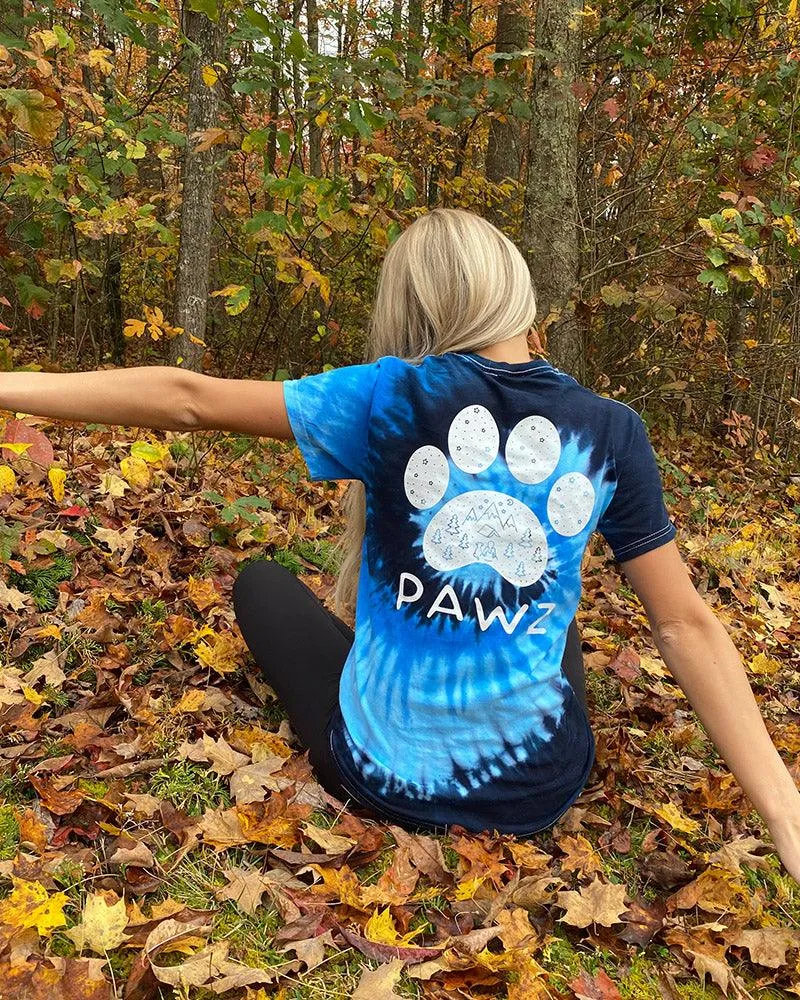 Scenic Print Blue Ocean Tie Dye Tee sold by PAWZ