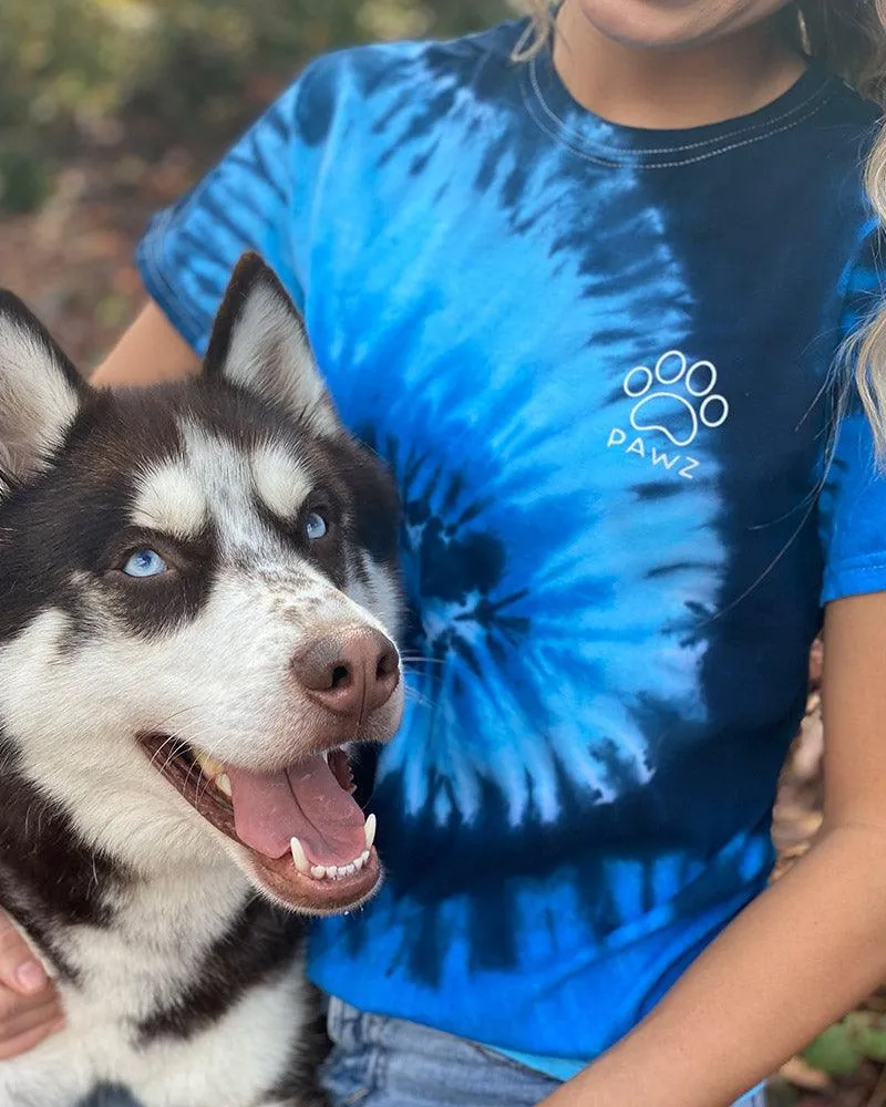 Scenic Print Blue Ocean Tie Dye Tee sold by PAWZ product image thumbnail 2