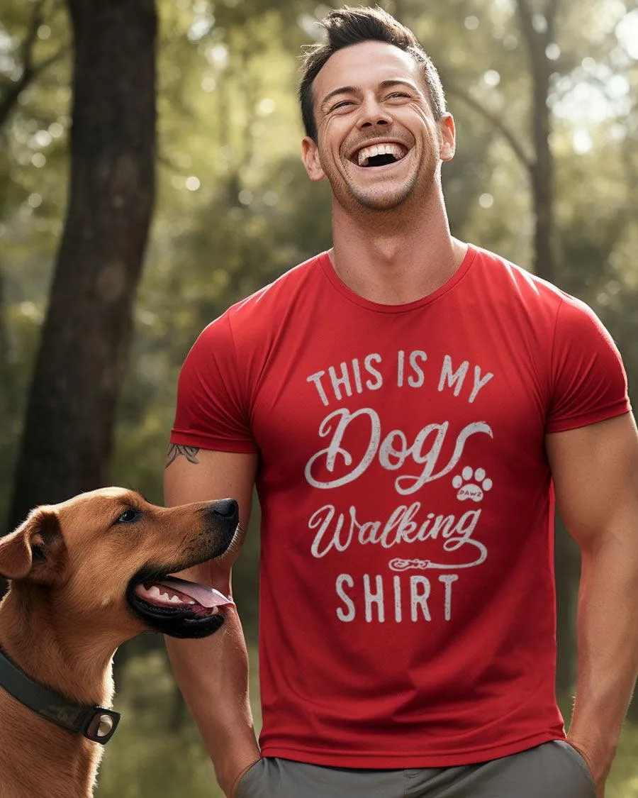 This Is My Dog Walking Shirt Tee sold by PAWZ product image thumbnail 3
