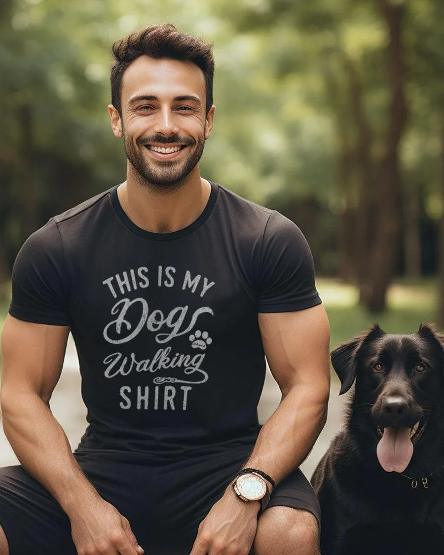 This Is My Dog Walking Shirt Tee sold by PAWZ product image thumbnail 2