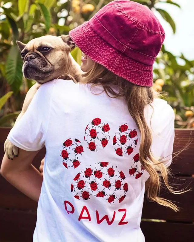 Ladybug Print White Tee sold by PAWZ