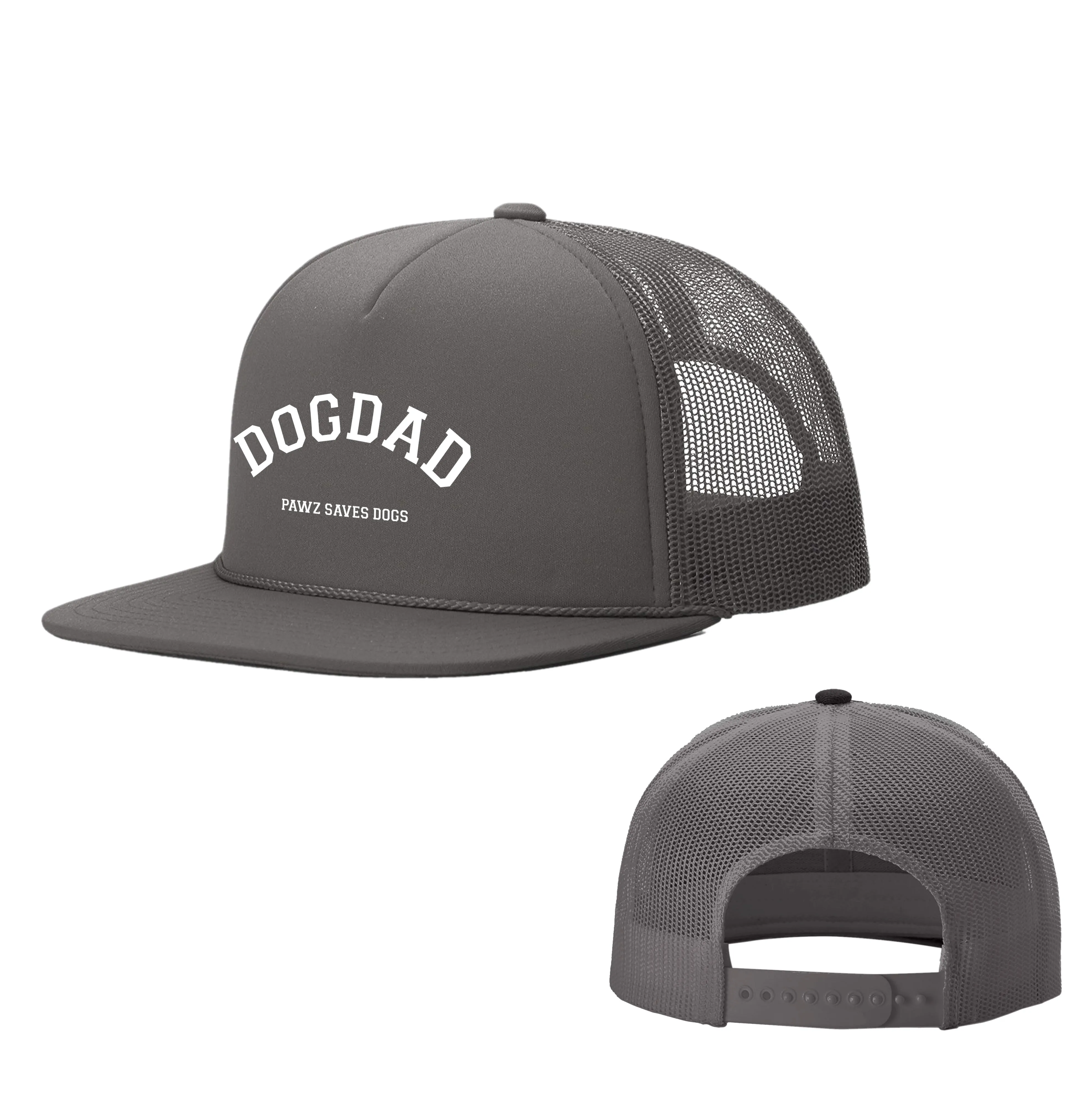 Arched Dog Dad Foam Trucker Hats sold by PAWZ product image thumbnail 4