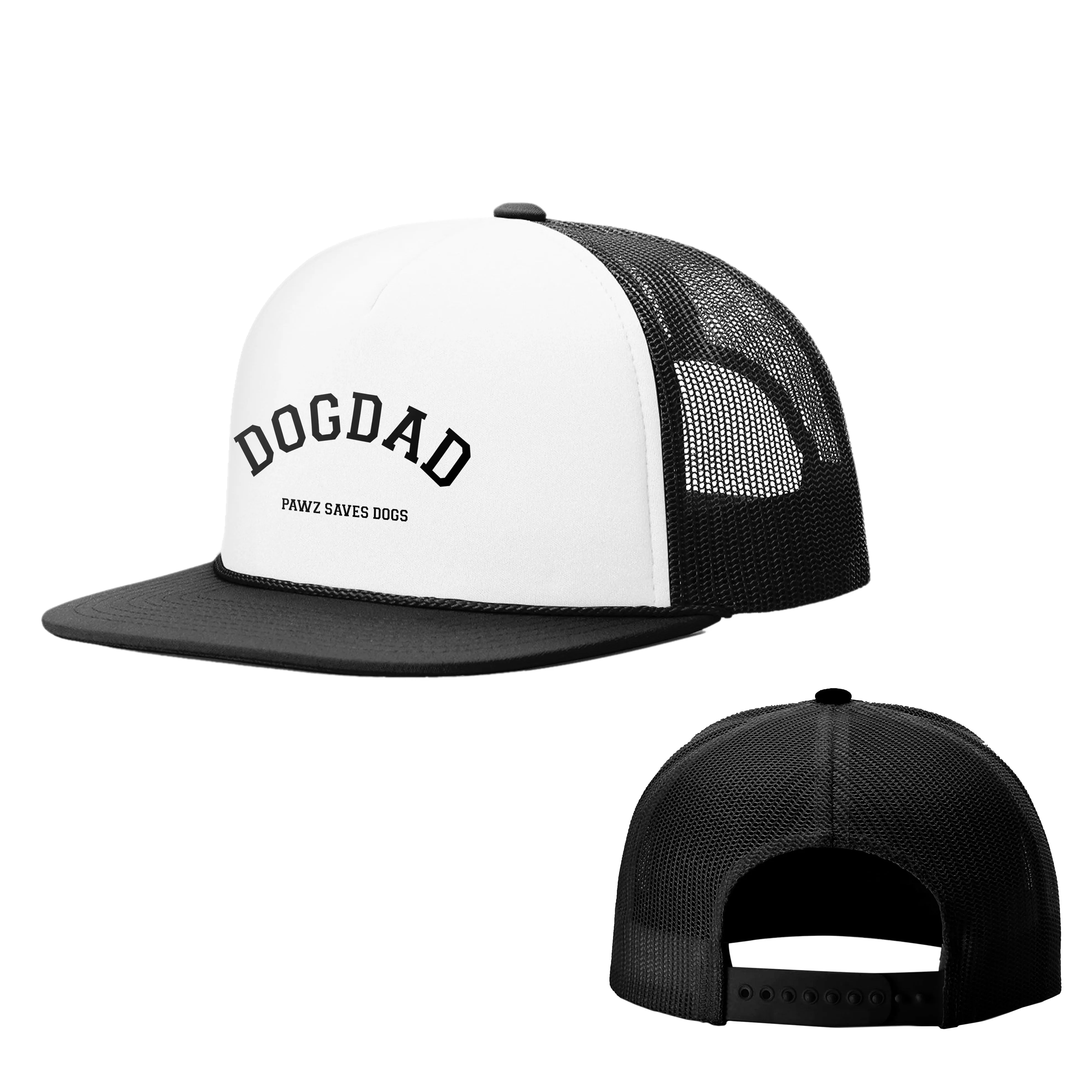 Arched Dog Dad Foam Trucker Hats sold by PAWZ product image thumbnail 2