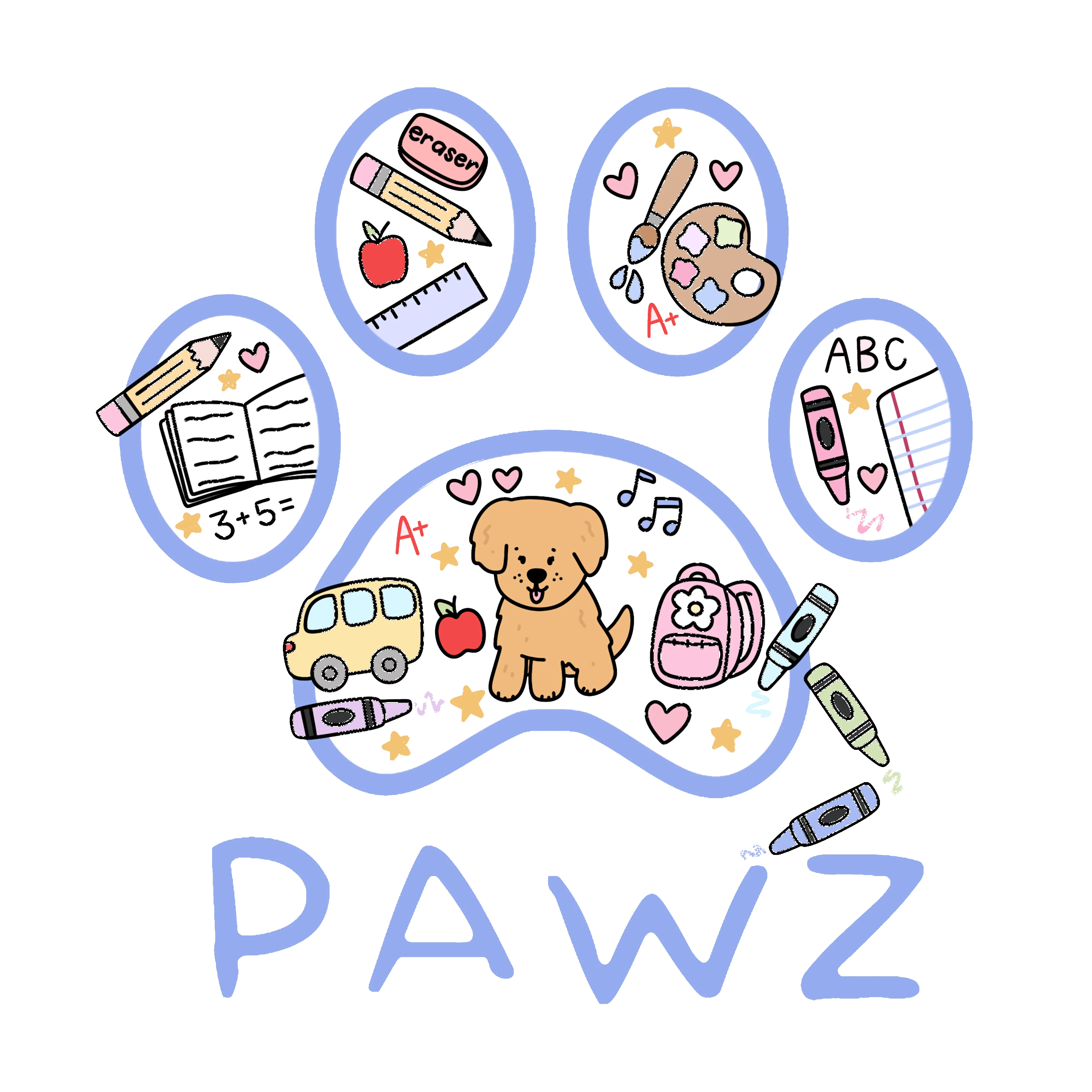 Back To School Pawz (Adult hoodie) sold by PAWZ product image thumbnail 3