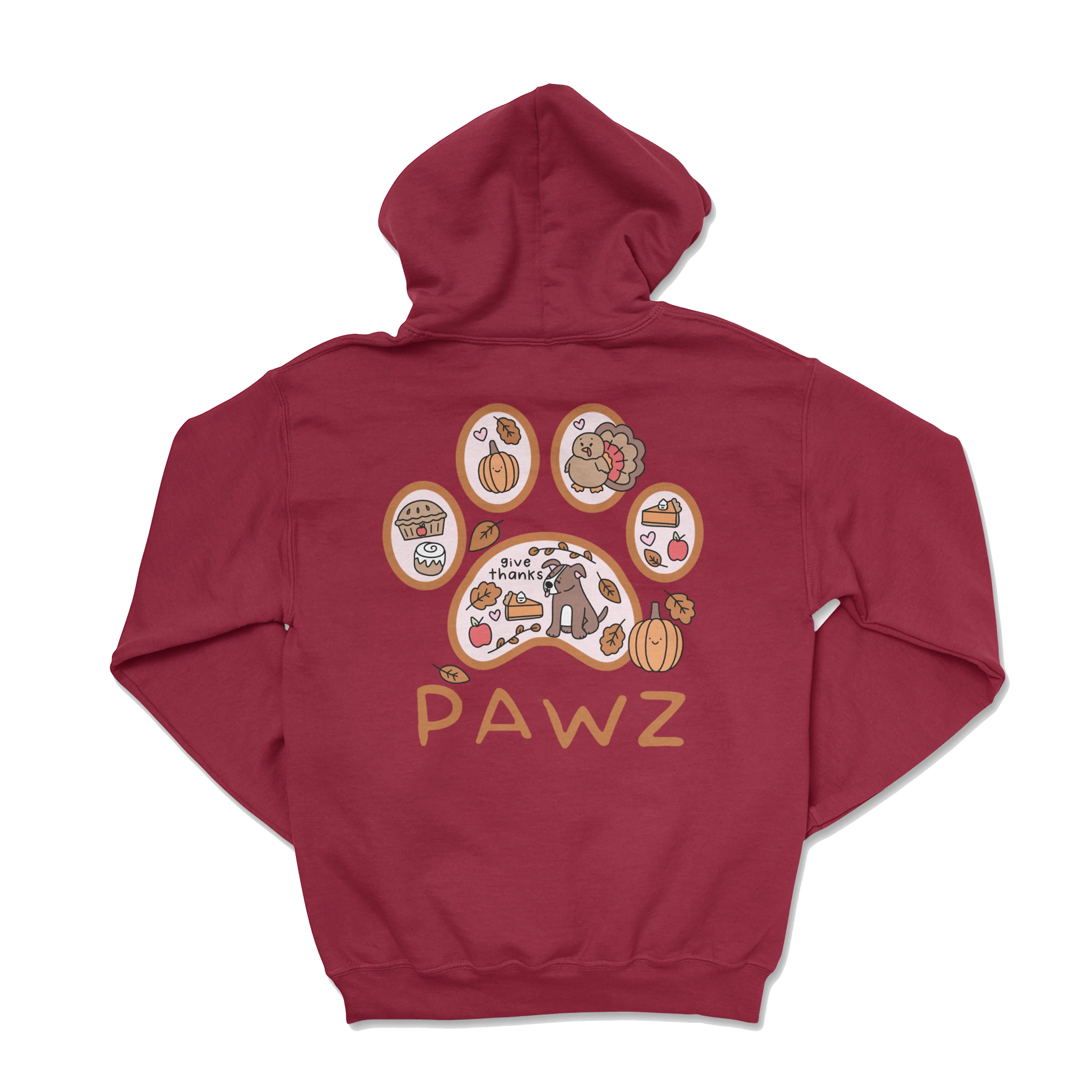 Give Thanks (Adult Hoodie) sold by PAWZ