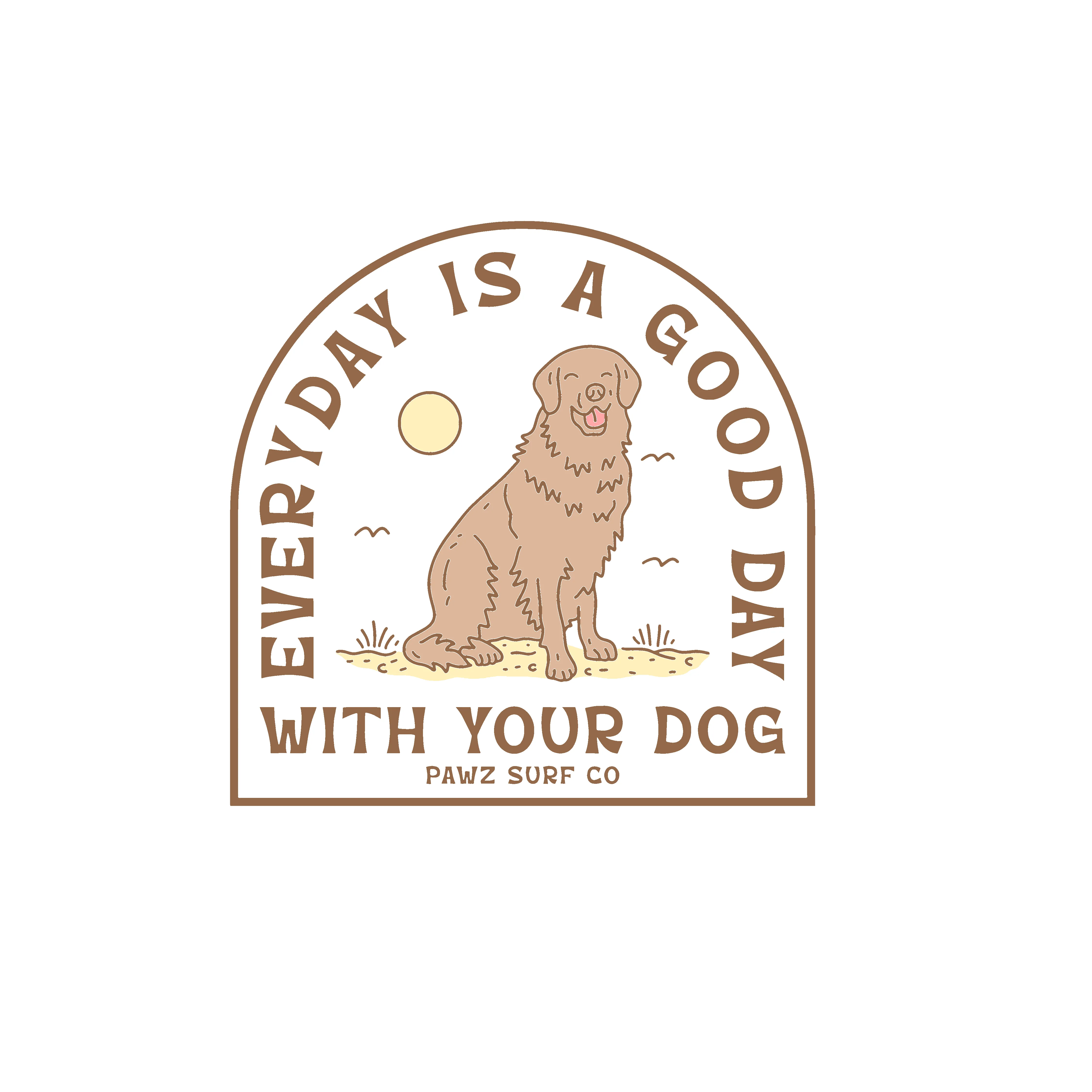 Good Day (Adult Short Sleeve T-Shirt) sold by PAWZ product image thumbnail 3