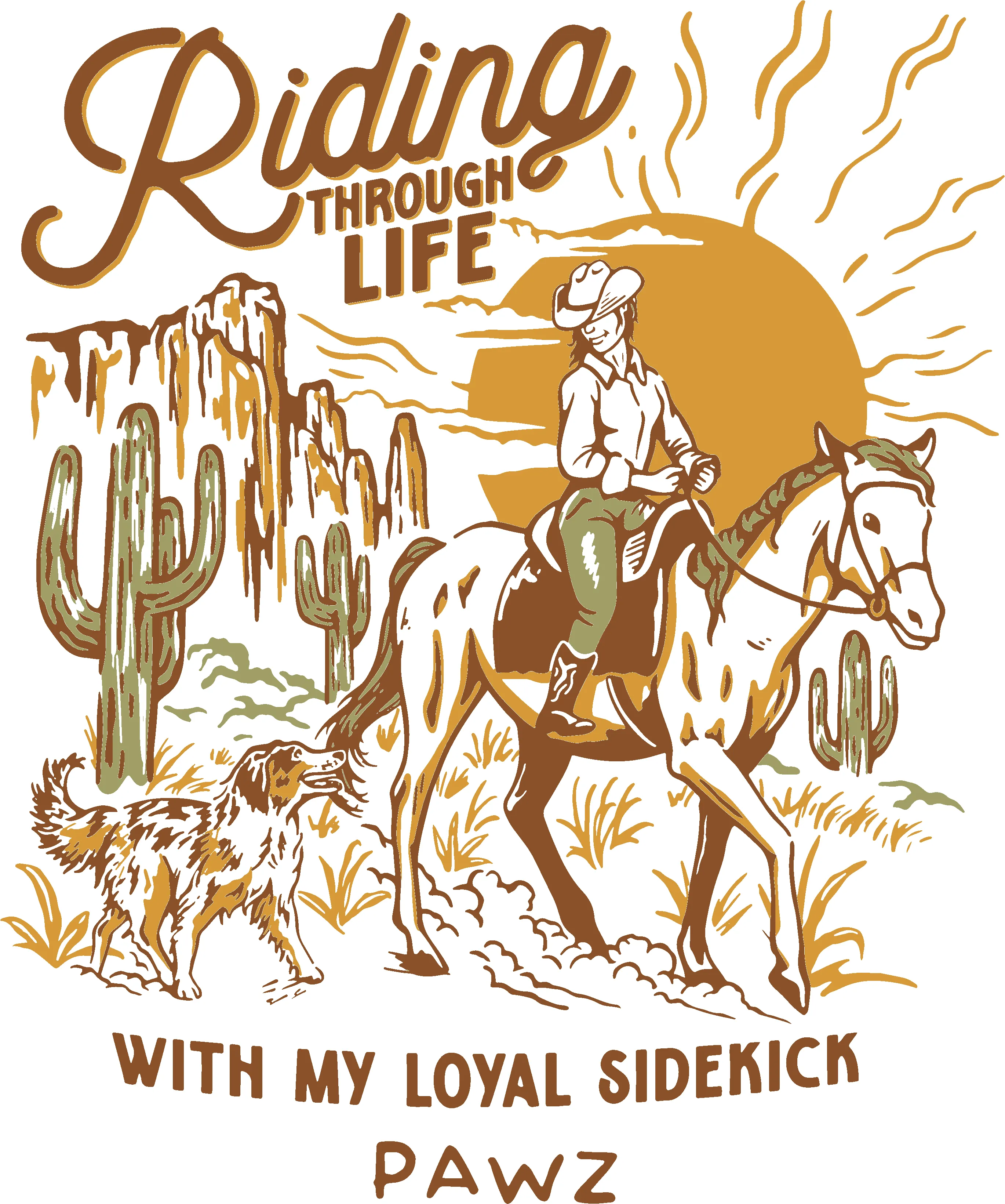 Loyal Sidekick (Adult Short Sleeve T-Shirt) sold by PAWZ product image thumbnail 3