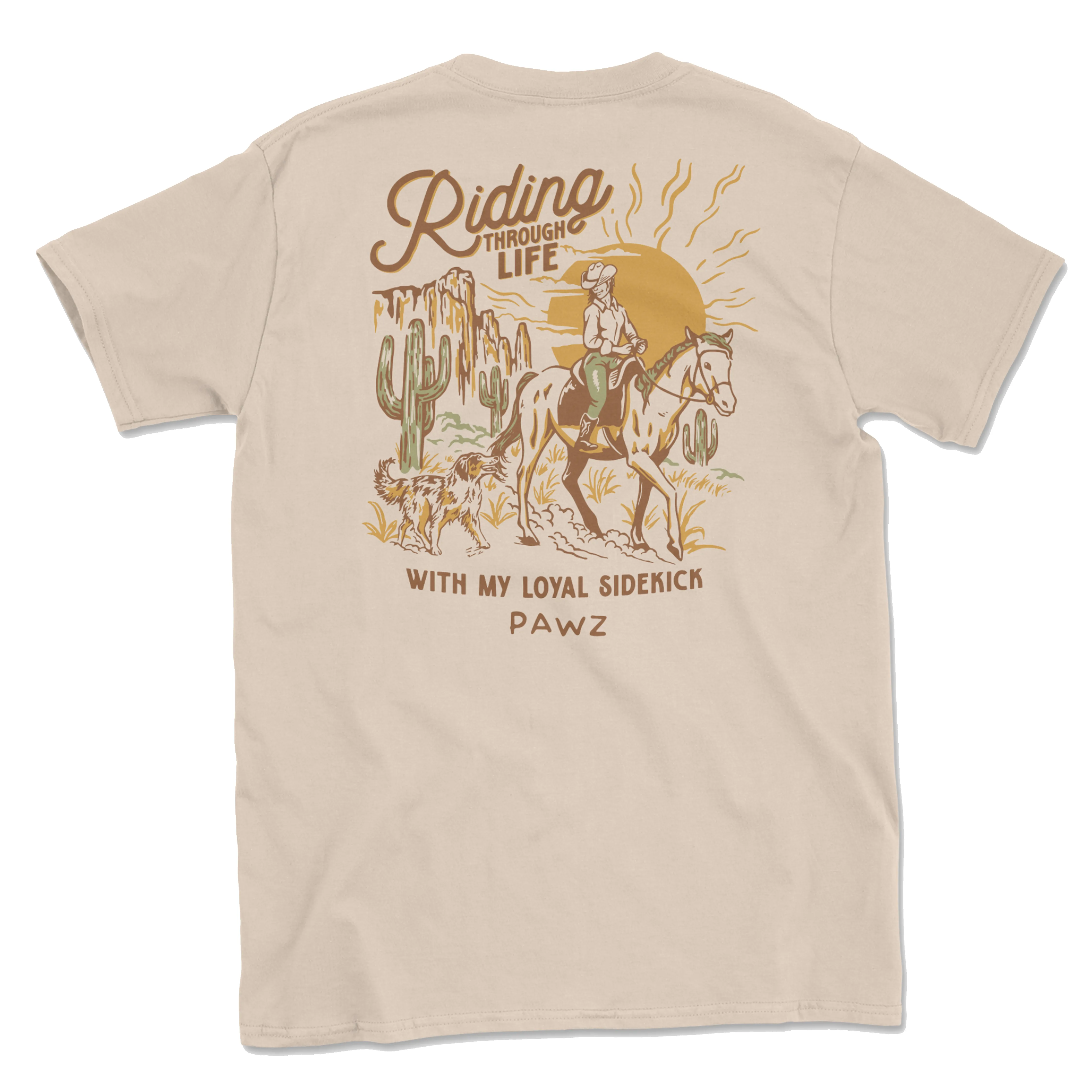 Loyal Sidekick (Adult Short Sleeve T-Shirt) sold by PAWZ