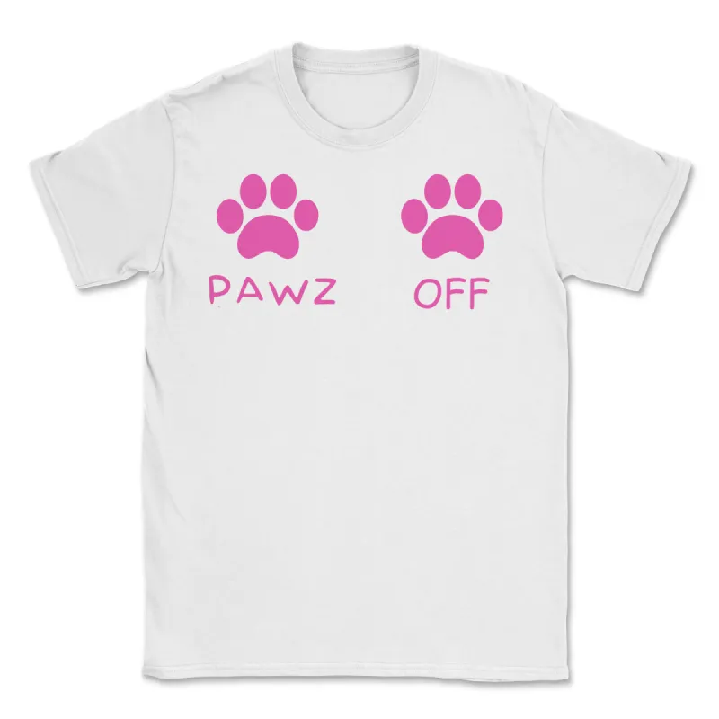 Pawz Off (Adult Short Sleeve T-Shirt) sold by PAWZ