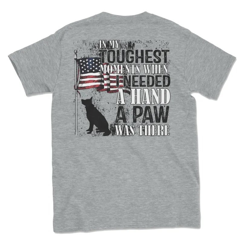 Found A Paw (Adult Short Sleeve T-Shirt) sold by PAWZ