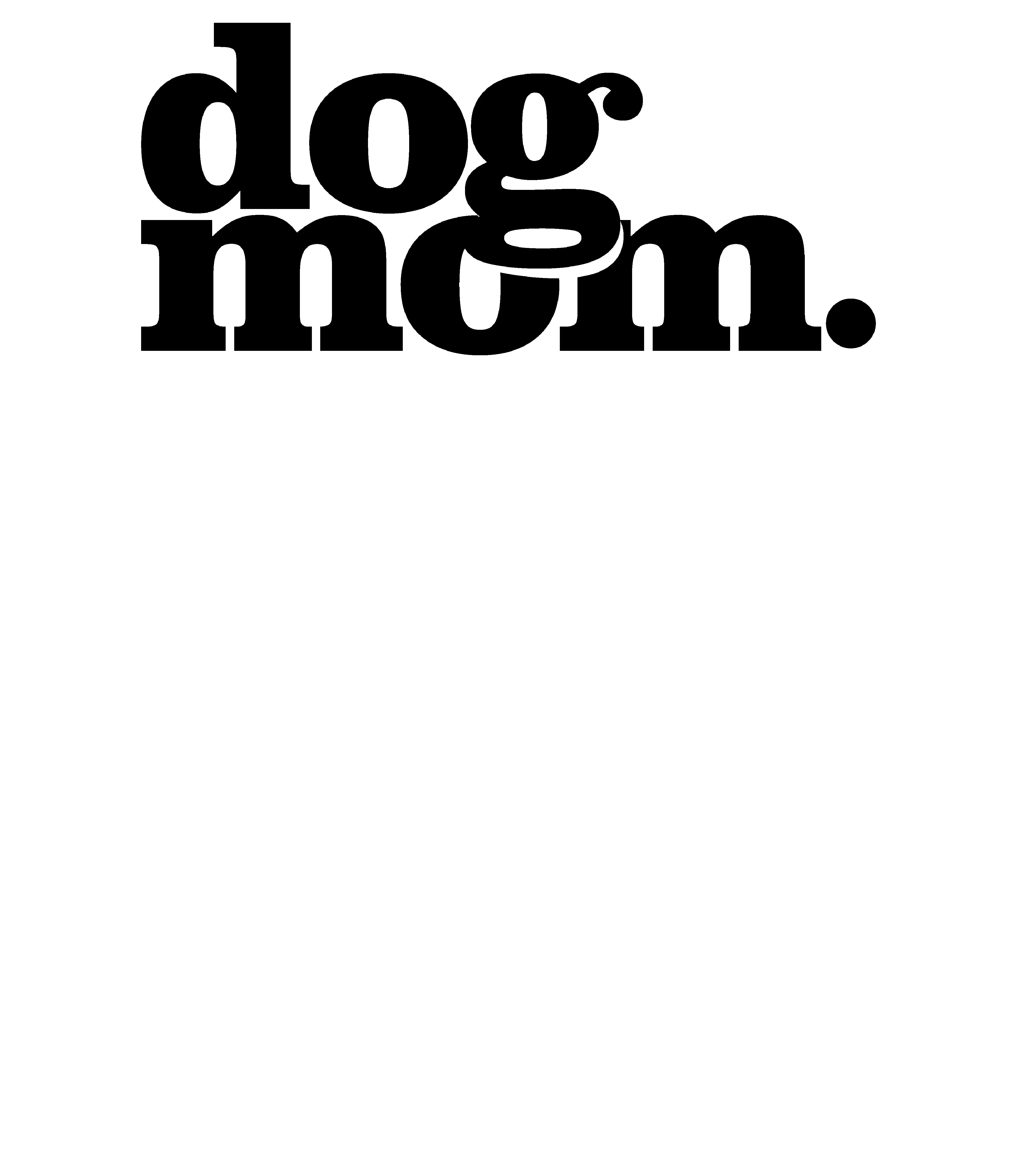 Dog Mom. - Hot Pink (Adult Hoodie) sold by PAWZ product image thumbnail 2