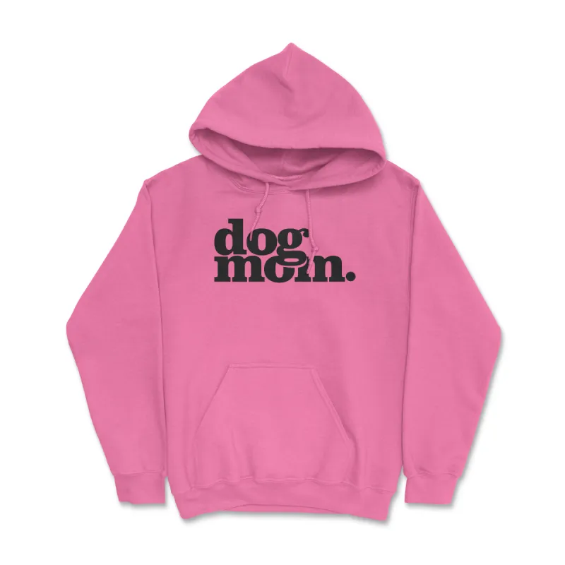 Dog Mom. - Hot Pink (Adult Hoodie) sold by PAWZ