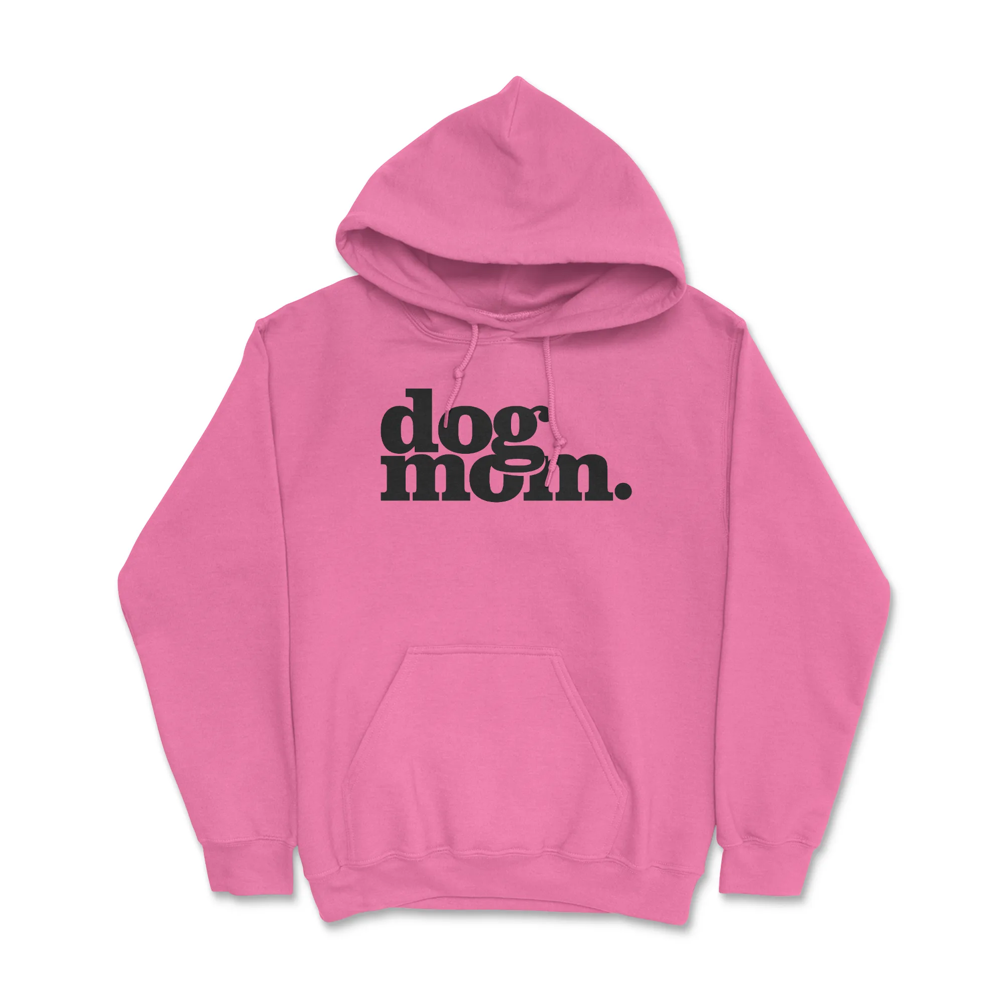 Dog Mom. - Hot Pink (Adult Hoodie) sold by PAWZ