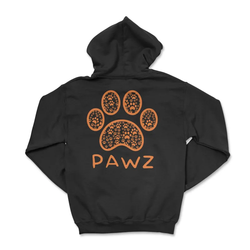 Paw Print Mosaic (Adult Hoodie) made by PAWZ