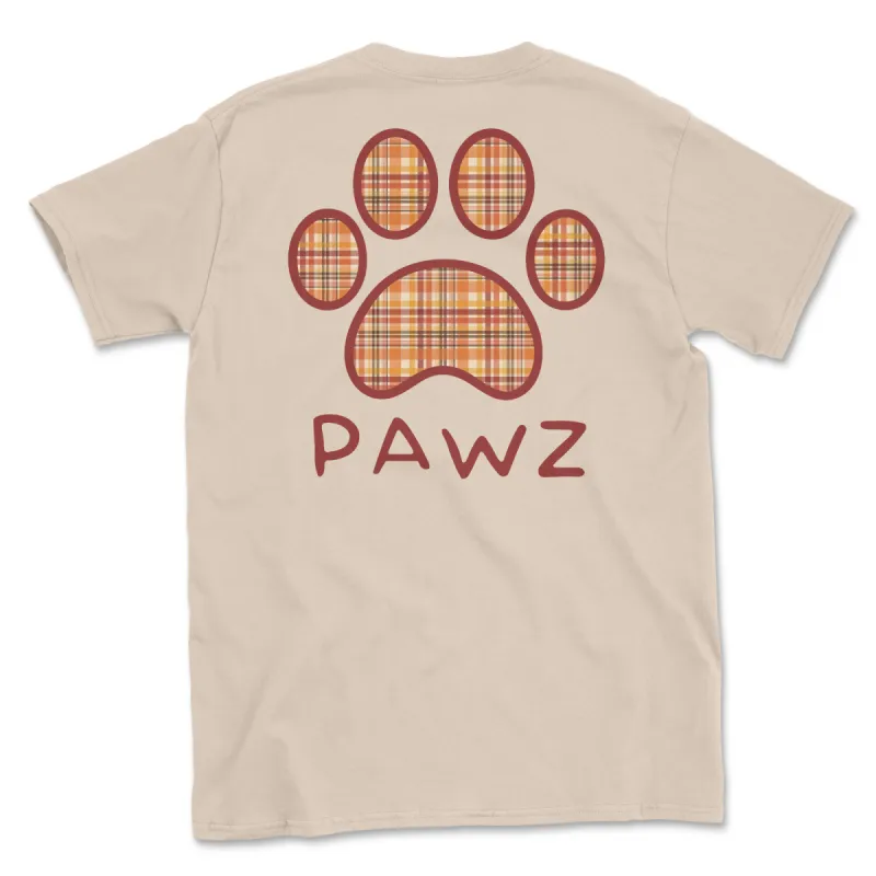 Fall Flannel (Adult Short Sleeve T-Shirt) sold by PAWZ