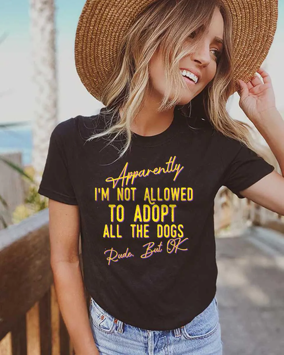 Apparently Not - Dark (Adult Short Sleeve T-Shirt) sold by PAWZ product image thumbnail 3