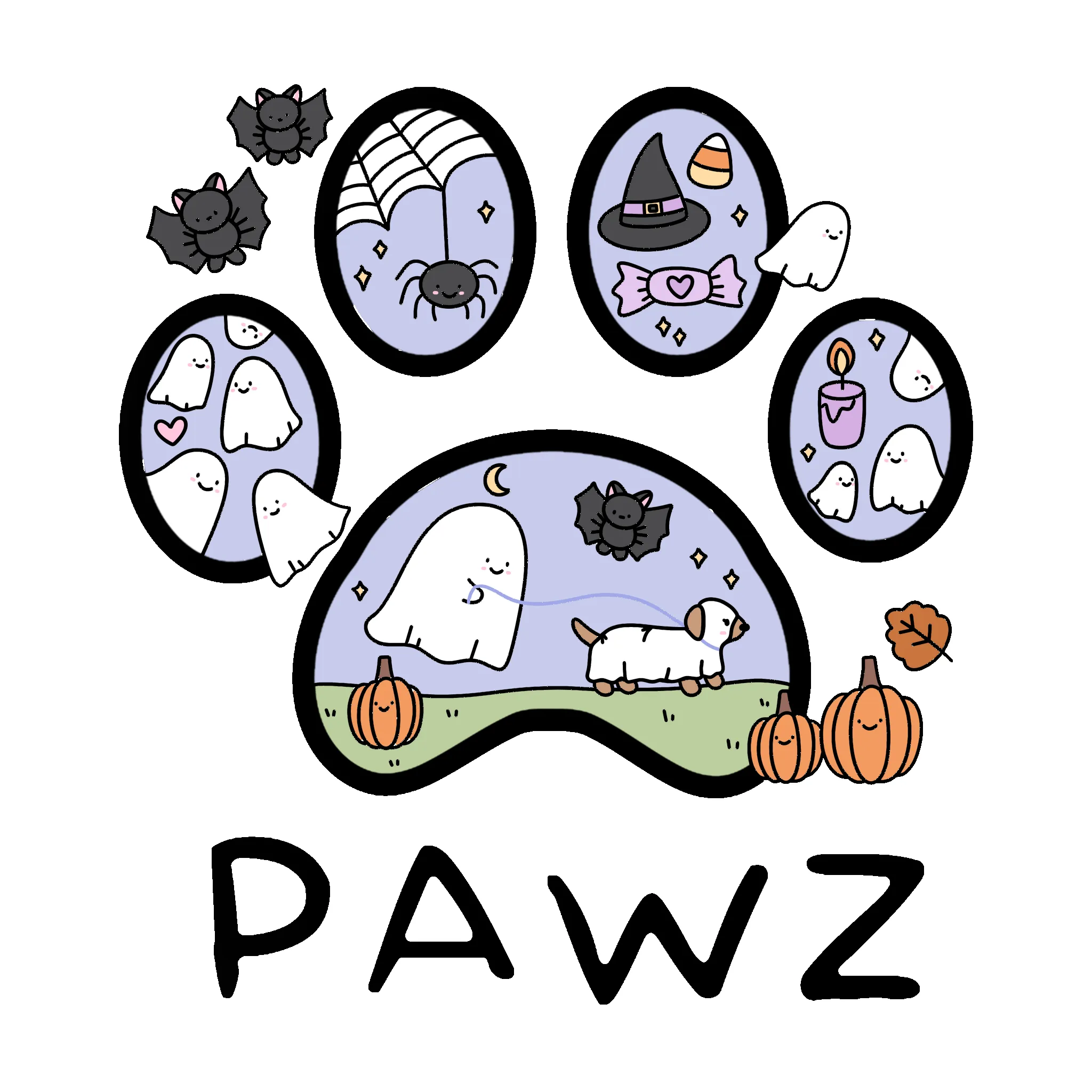 Ghost Walk (Adult Hoodie) sold by PAWZ product image thumbnail 3