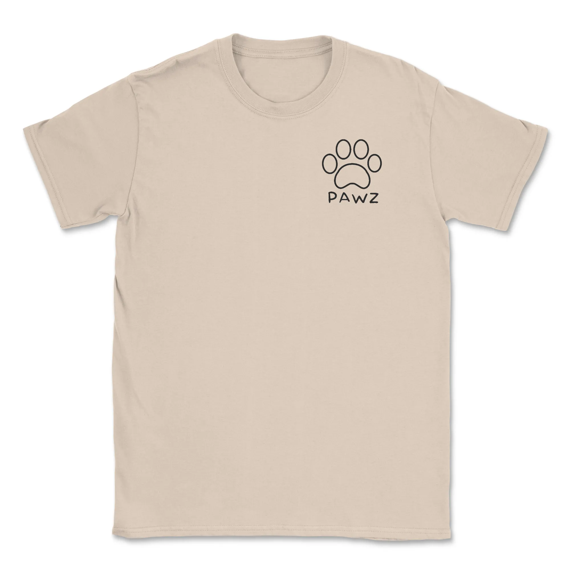 Giraffe Fill (Adult Short Sleeve T-Shirt) sold by PAWZ product image thumbnail 2