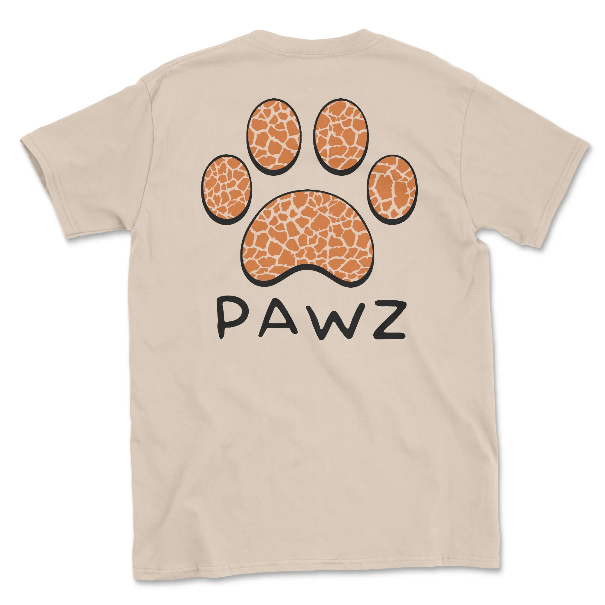Giraffe Fill (Adult Short Sleeve T-Shirt) sold by PAWZ