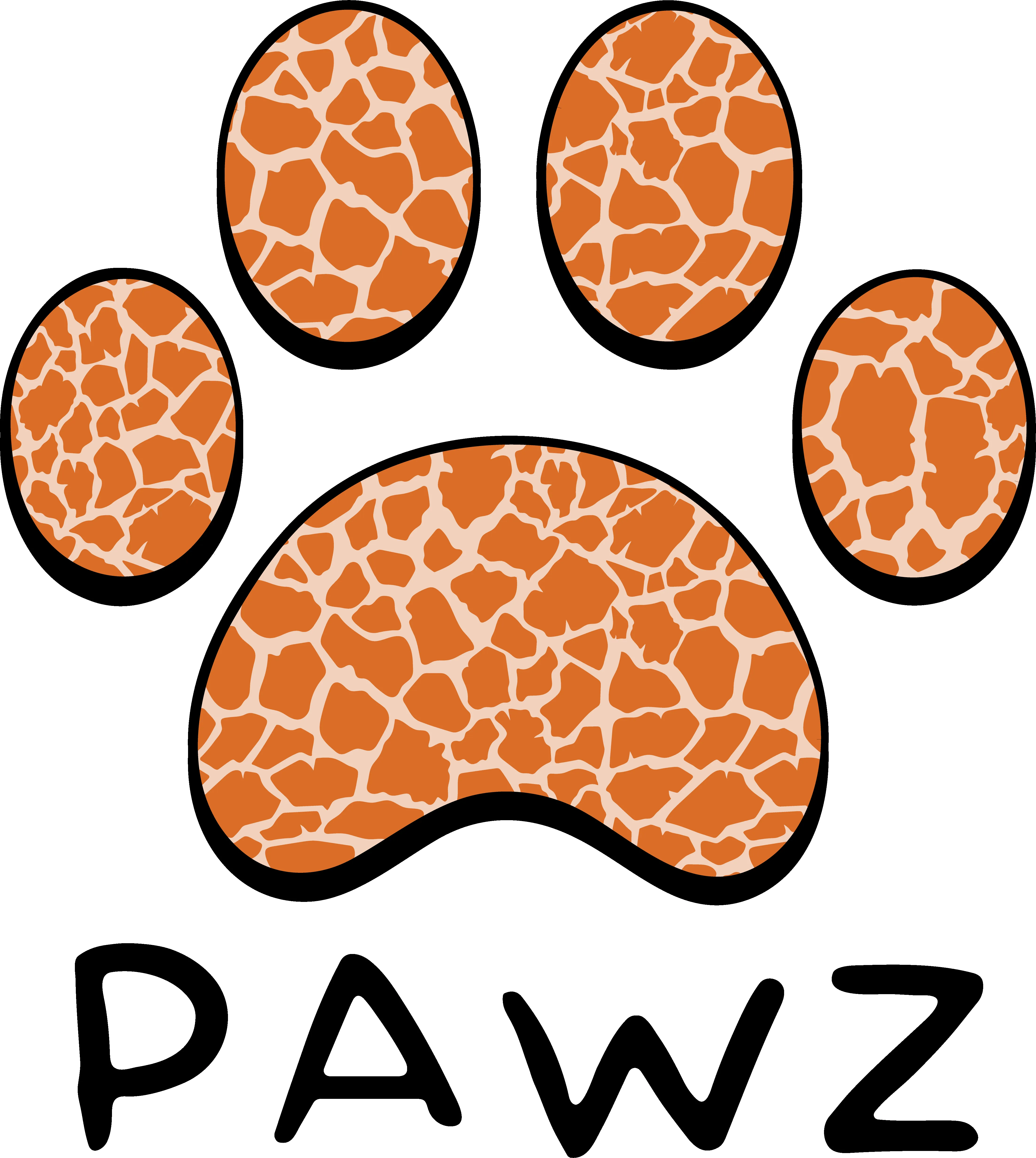 Giraffe Fill (Adult Short Sleeve T-Shirt) sold by PAWZ product image thumbnail 3