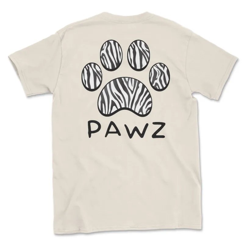 Zebra Fill (Adult Short Sleeve T-Shirt) sold by PAWZ